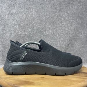 Skechers Slip Ins Go Walk Hands Free Men's Size 10.5 Shoes Black Sneakers
